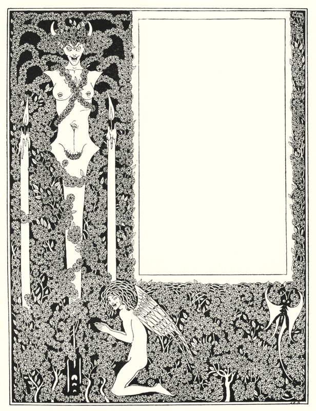 Ontwerp voor de titelpagina van "Salome" (gravure) door Aubrey (after) Beardsley