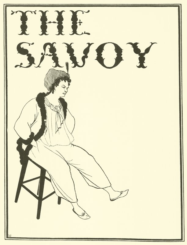 Omslagontwerp, The Savoy door Aubrey Beardsley