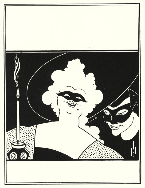 Omslagontwerp voor "The Yellow Book," Volume I door Aubrey Beardsley