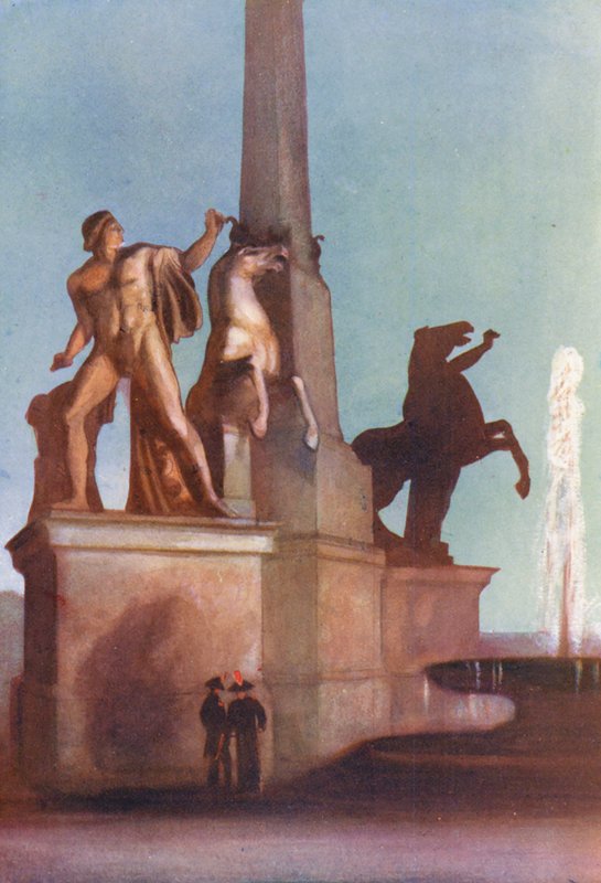 Rome: Monte Cavallo bij de Quirinal door Aubrey Waterfield