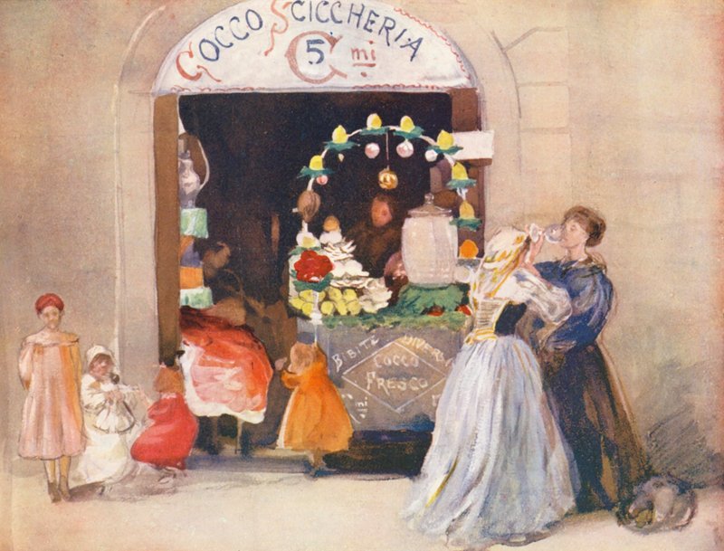 Rome: Zomerdrankwinkel door Aubrey Waterfield