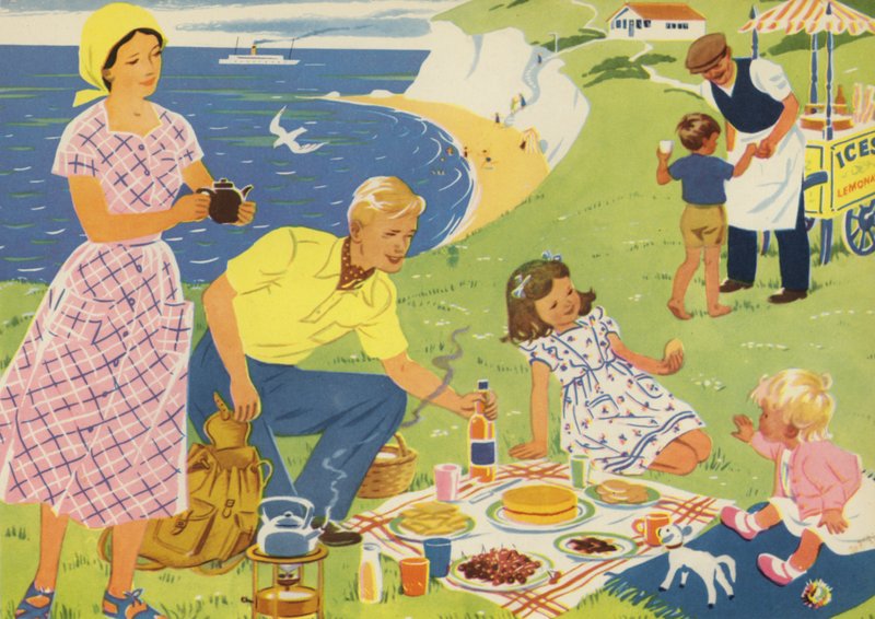 Een picknick door Audrey Brunton