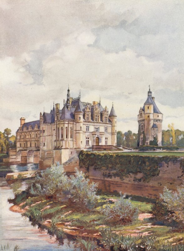 Frankrijk: Le Chateau de Chenonceaux door Auguste Gerardin