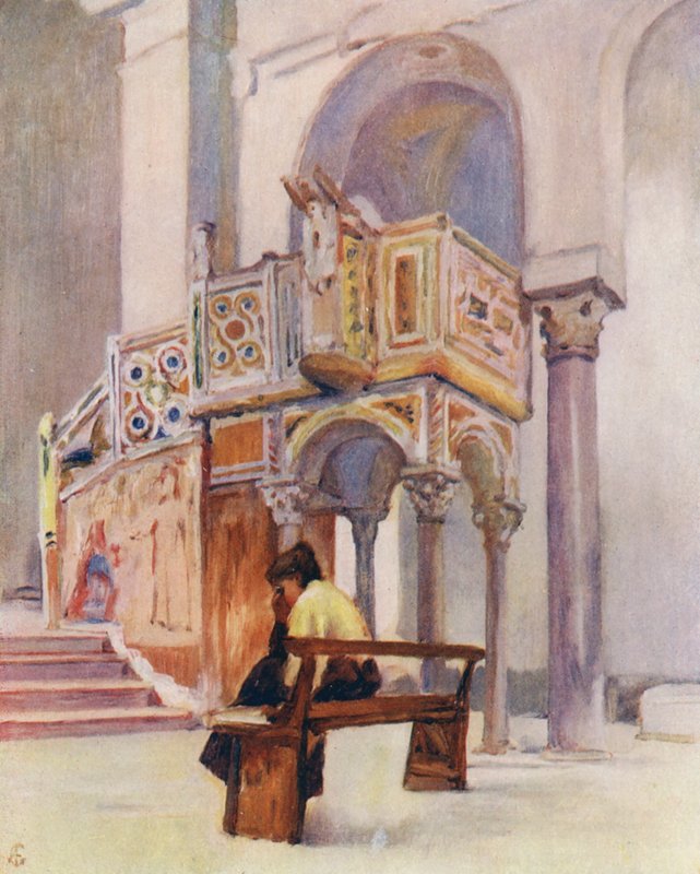 Preekstoel van San Giovanni Del Toro, Ravello door Augustine Fitzgerald