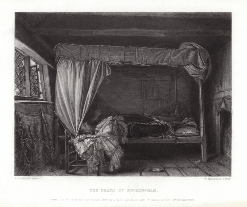 De Dood van Buckingham door Augustus Leopold Egg