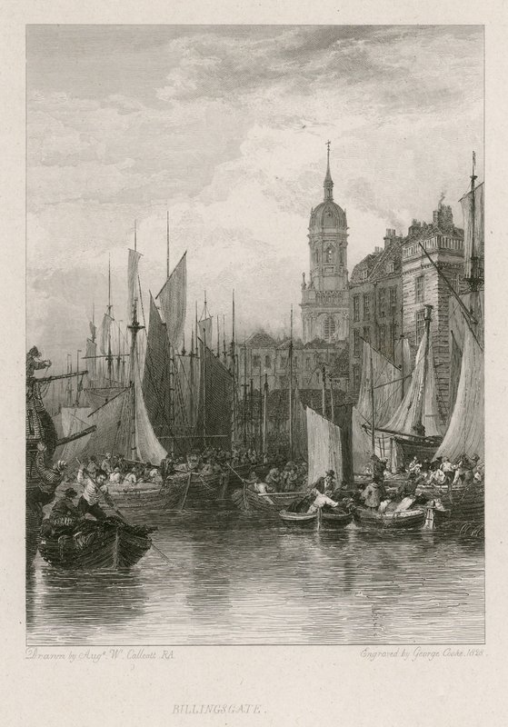 Billingsgate door Augustus Wall Callcott