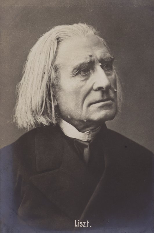 Franz Liszt, Hongaarse componist door Austrian Photographer