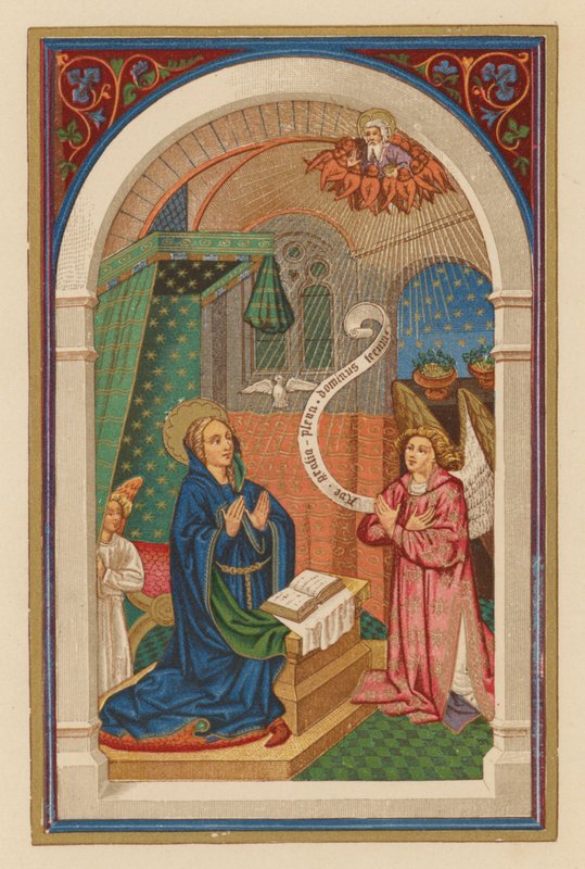 Annunciatie van de Heilige Maagd Maria door Austrian School