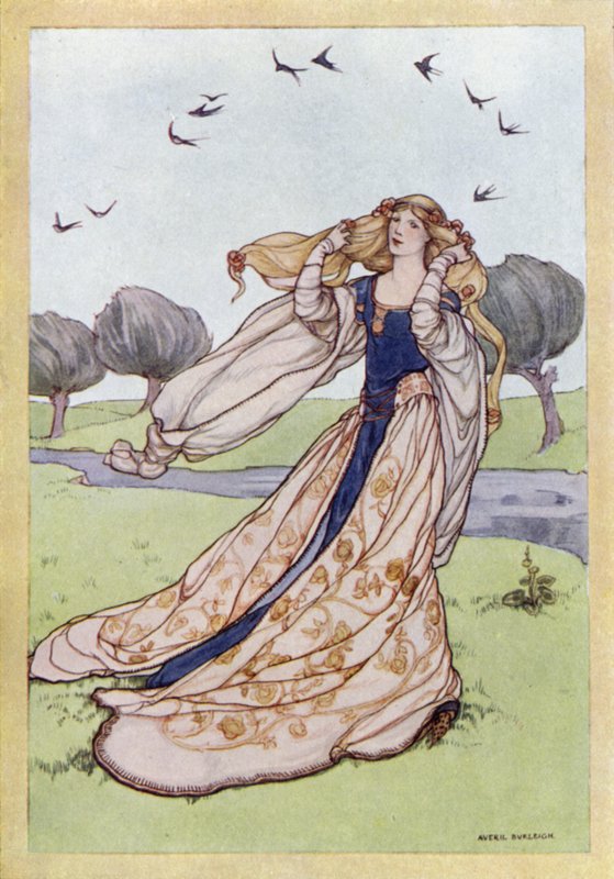 John Keats: La Belle Dame Sans Merci door Averil Mary Burleigh