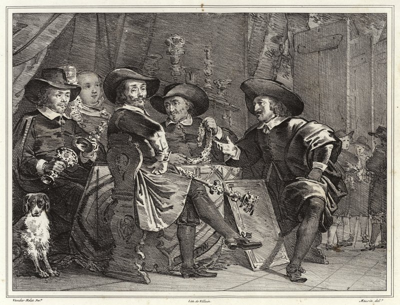Gouverneurs van de schuttersgilde, Amsterdam door Bartolomeus van der Helst