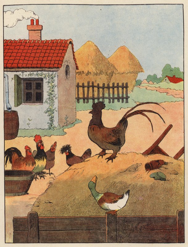 Illustratie voor Chantecler door Benjamin Rabier door Benjamin Rabier