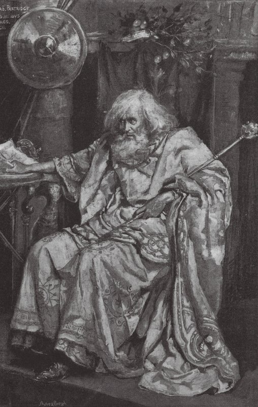 Koning Lear door Bernard (after) Partridge