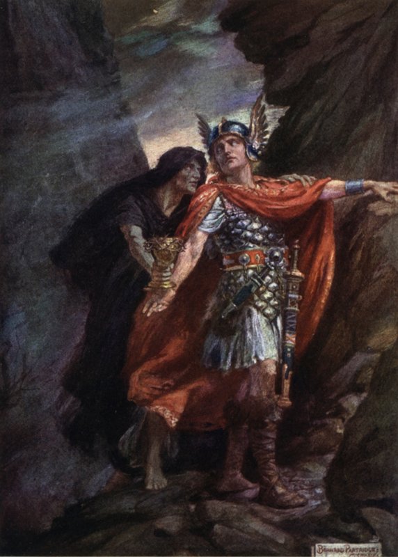 Scène uit Rabbi Ben Ezra door Bernard Partridge