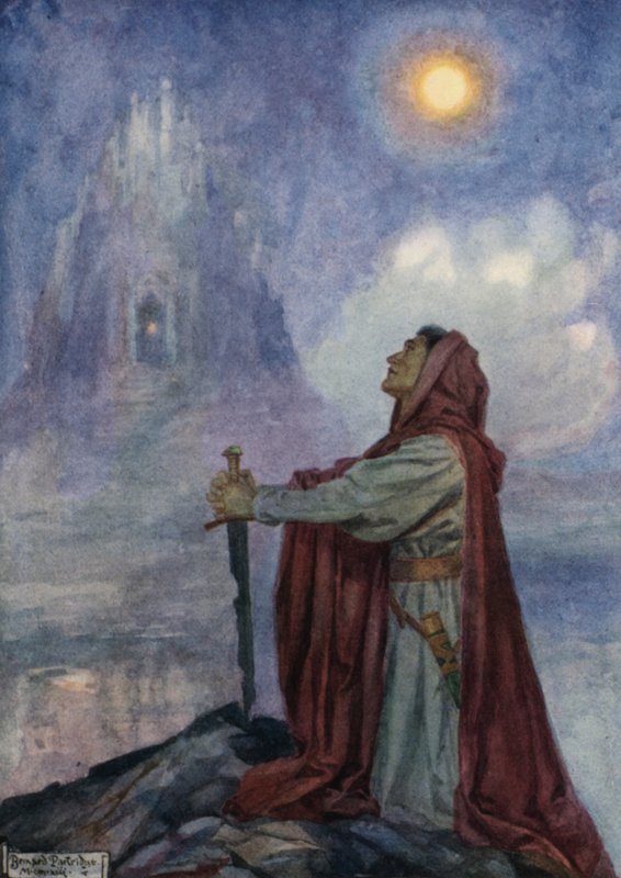 Scène uit Rabbi Ben Ezra door Bernard Partridge