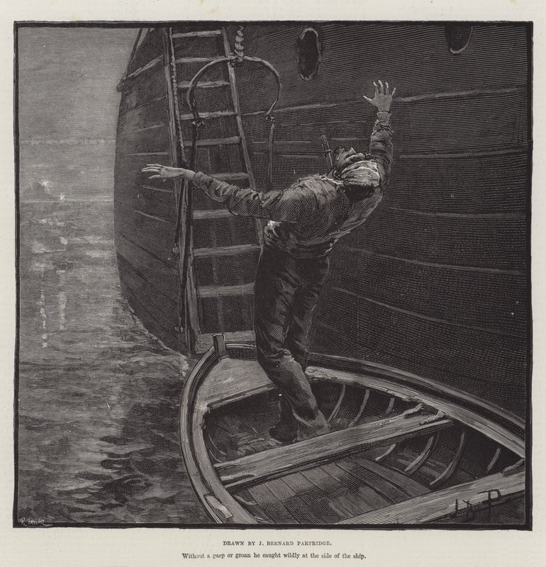 De Kruistocht van de Excelsior, door Bret Harte door Bernard Partridge