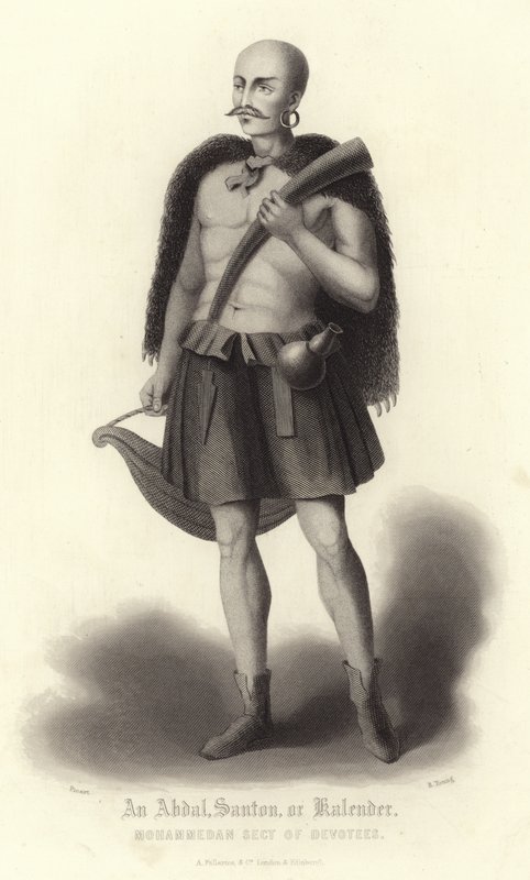 Portret van een Abdul, Santon of Kalender door Bernard Picart