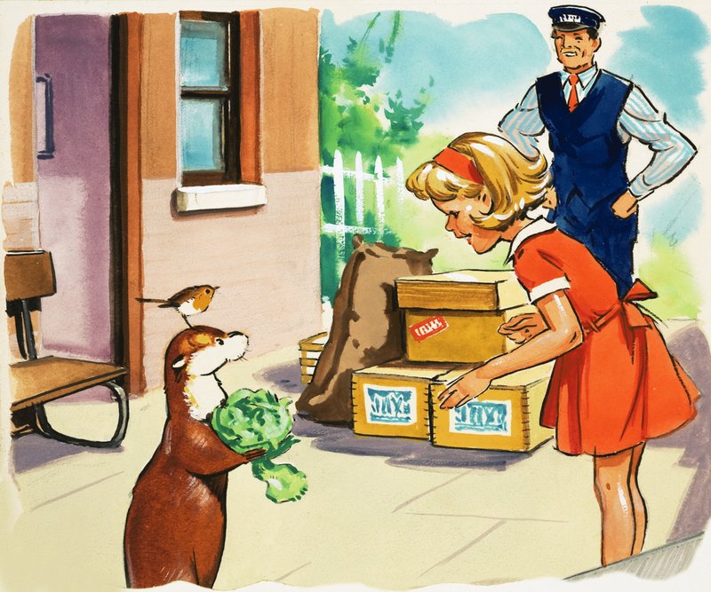 Fliptail de otter door Bert Felstead