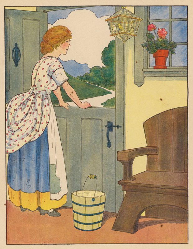 Kinderliedje: De bos blauwe linten door Blanche Fisher Wright