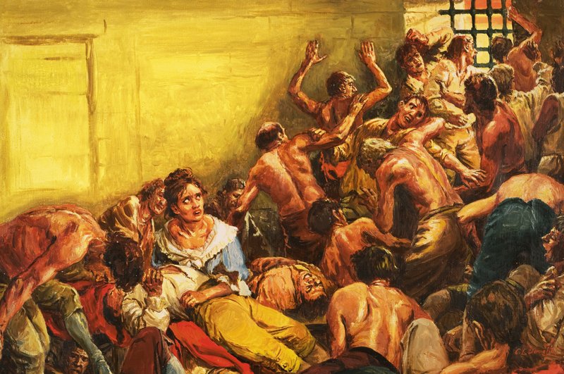 Kerker, mogelijk Black Hole of Calcutta door C.L. Doughty