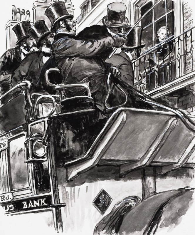 Lord Palmerston (gouache op papier) door C.L. Doughty