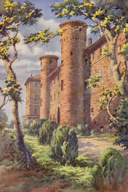Het Koninklijk Kasteel, Moncalieri door C.T.G. Formili