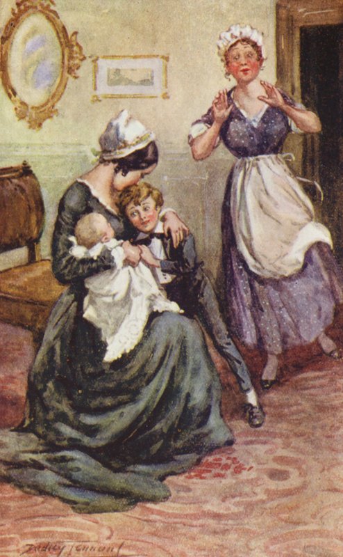Illustratie voor David Copperfield door Charles Dickens door C. Dudley (after) Tennant