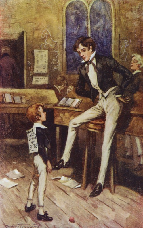 Illustratie voor David Copperfield door Charles Dickens door C. Dudley (after) Tennant