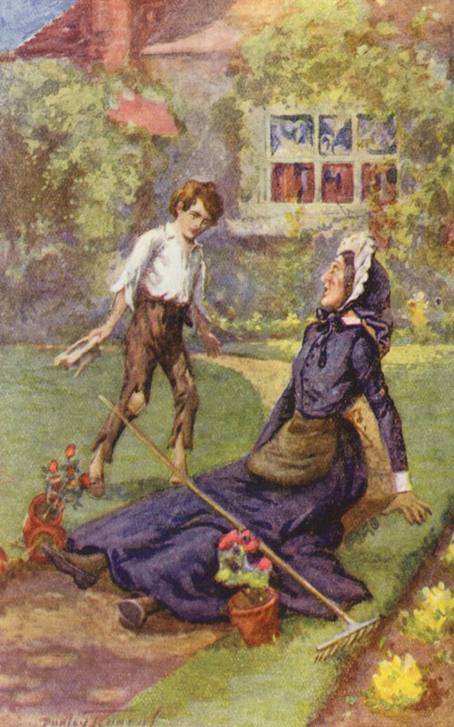 Illustratie voor David Copperfield door Charles Dickens door C. Dudley (after) Tennant