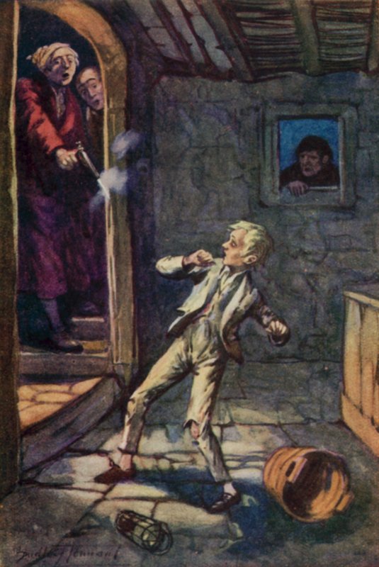 Illustratie voor Oliver Twist door Charles Dickens door C. Dudley (after) Tennant