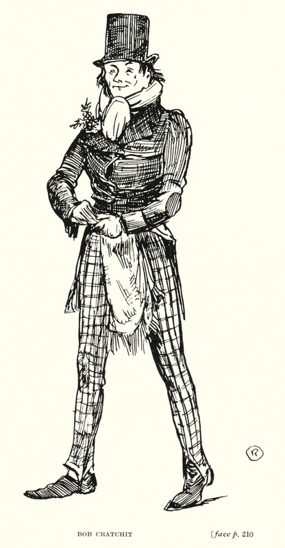 Dickens personage: Bob Cratchit door Captain Edward Henry Handley Read