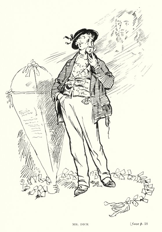 Dickens personage: Mr Dick door Captain Edward Henry Handley Read