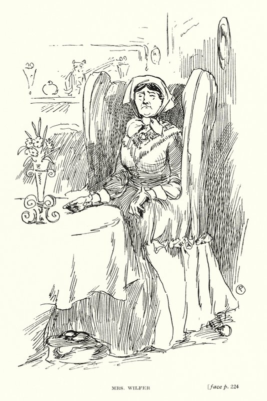 Dickens personage: Mrs Wilfer door Captain Edward Henry Handley Read