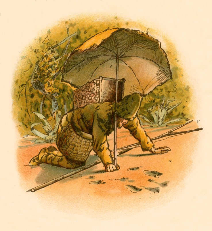 Robinson Crusoe ziet voetafdrukken door Carl Marr