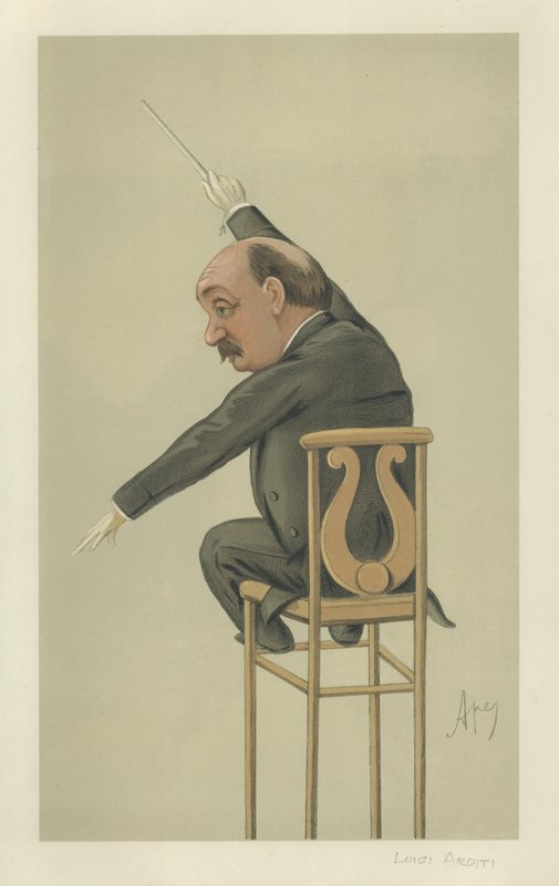 Luigi Arditi door Carlo Pellegrini