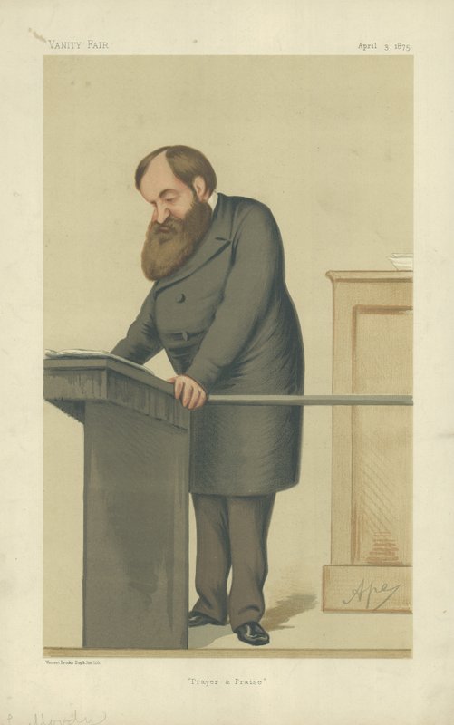 Mr Dwight L Moody door Carlo Pellegrini