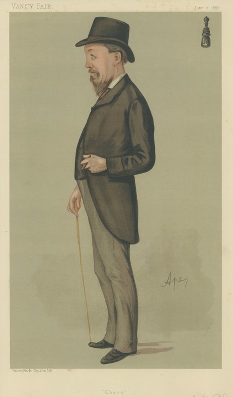 De heer Joseph Henry Blackburne door Carlo Pellegrini