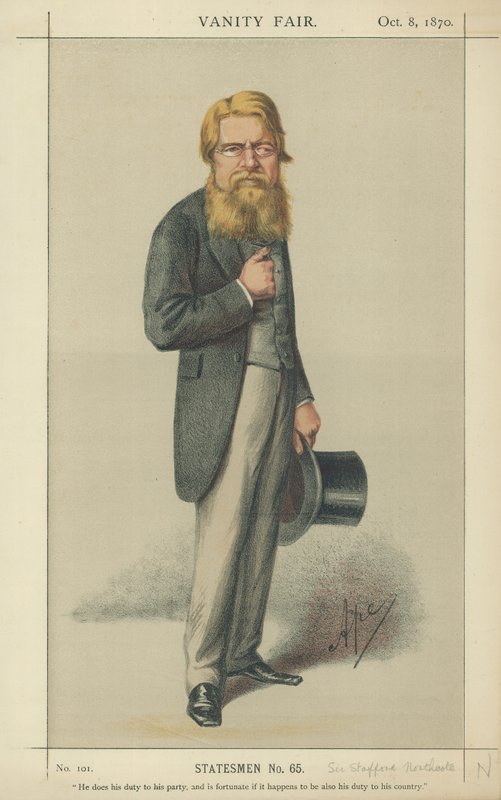 Sir Stafford Northcote door Carlo Pellegrini