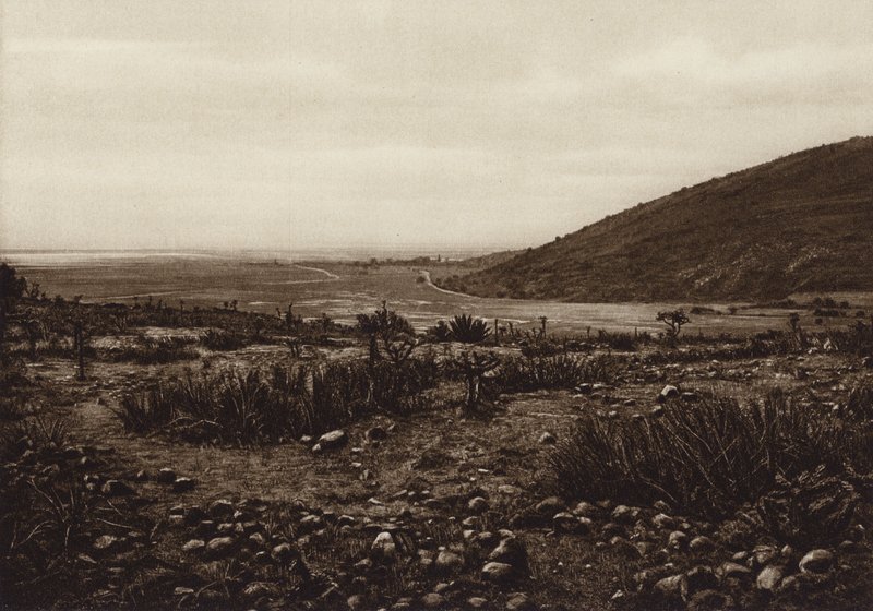 Mexico: Dichtbij het meer van Tetzcoco tussen San Isabel Tola en Guadalupe door Cecile Seler Sachs