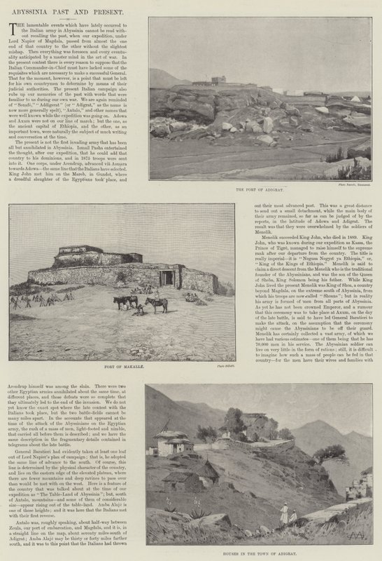 Abyssinië Vroeger en Nu door Charles Auguste Loye