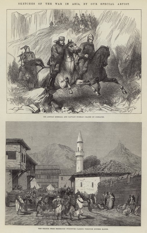 Schetsen van de oorlog in Azië door Charles Auguste Loye
