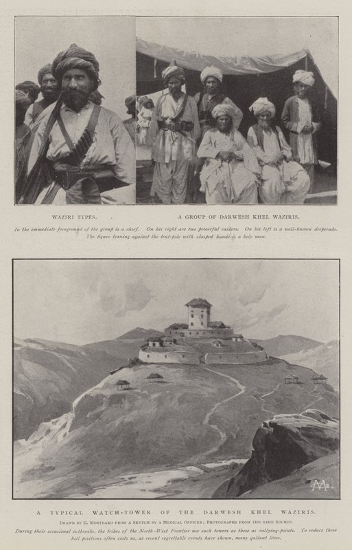 De Waziri-expeditie door Charles Auguste Loye