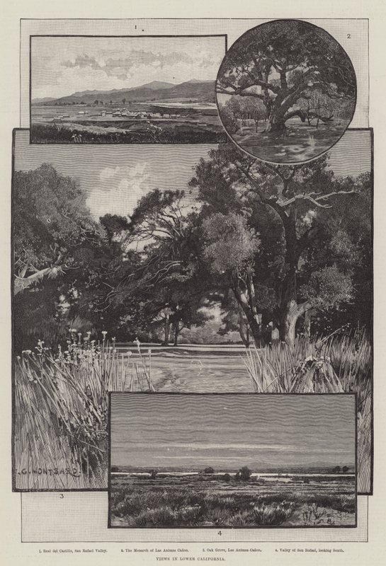 Uitzichten in Neder-Californië door Charles Auguste Loye