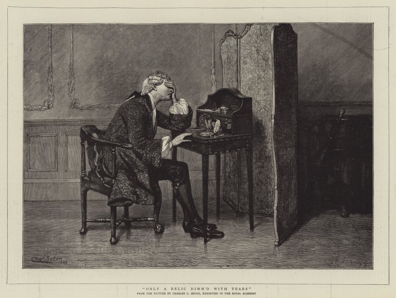 Slechts een relikwie gedimd door tranen door Charles C. Seton