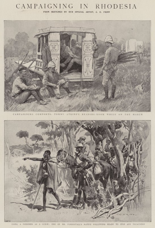 Campagne voeren in Rhodesië door Charles Edwin Fripp