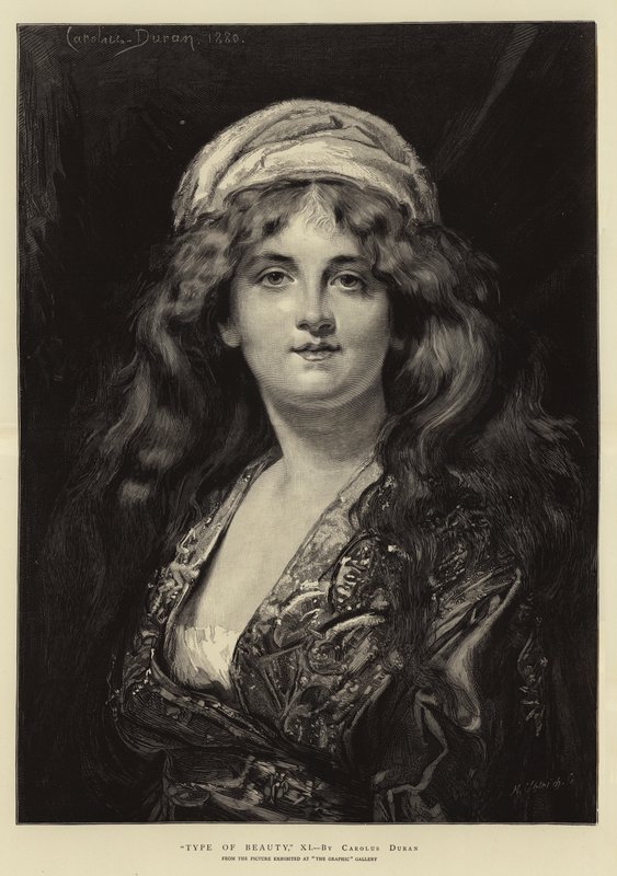 Type schoonheid, XI door Charles Emile Auguste Carolus Duran