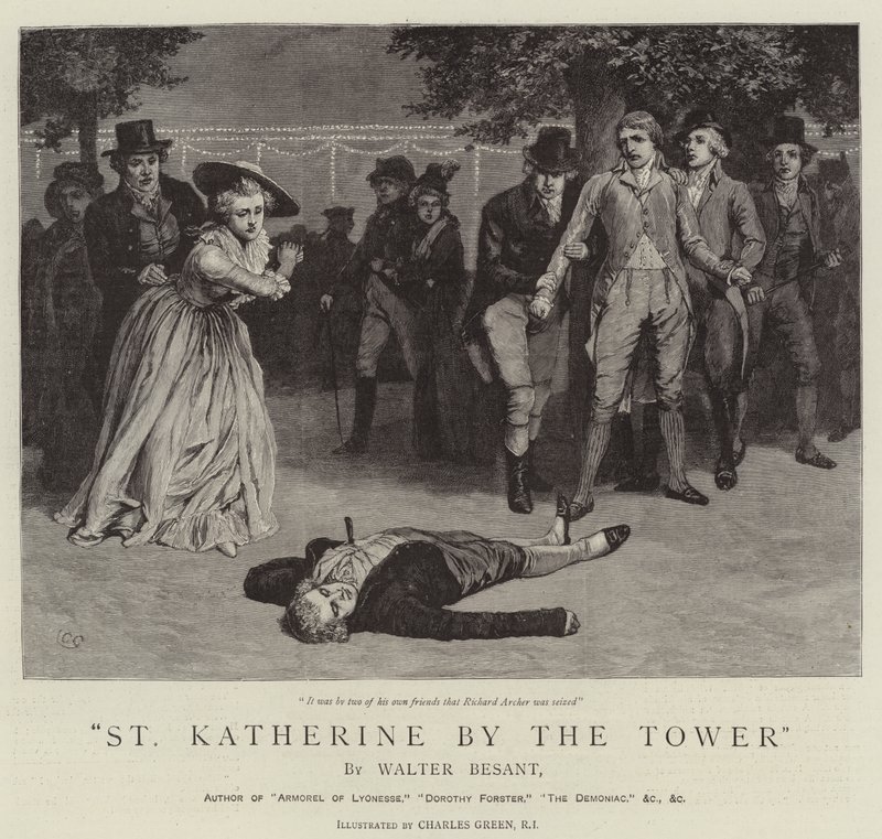 St. Katherine bij de Toren door Charles Green