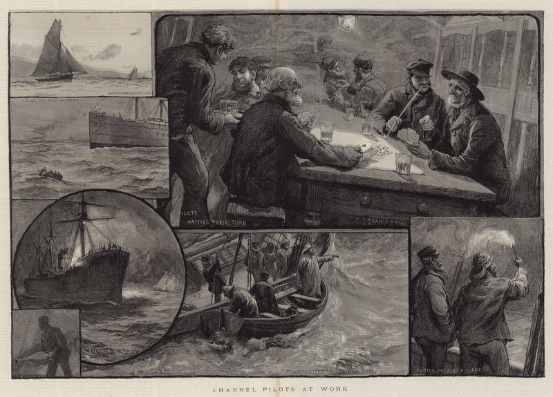 Kanaalpiloten aan het Werk door Charles J. Staniland