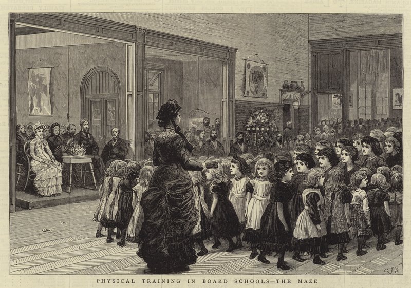 Lichamelijke Opvoeding in Board Schools, het Doolhof door Charles J. Staniland