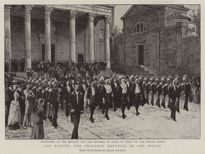 San Marino, de kleinste republiek ter wereld door Charles J. Staniland