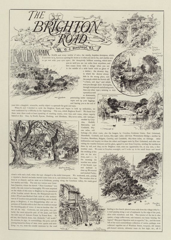 De Brighton Road door Charles J. Staniland